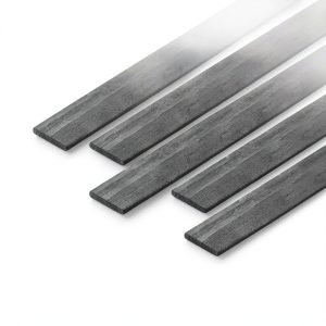 uxcell Carbon Fiber Rod 200mm 5mm x1mm Pultruded Lightweight Strip-0