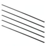 Fielect Carbon Fiber Rod 1×5×400mm 5pcs High Strength Lightweight-0
