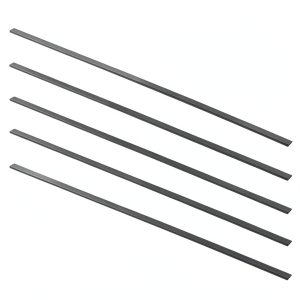 Fielect Carbon Fiber Rod 1×5×400mm 5pcs High Strength Lightweight-0