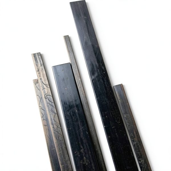 Fielect Carbon Fiber Rod 1×5×400mm 5pcs High Strength Lightweight-4