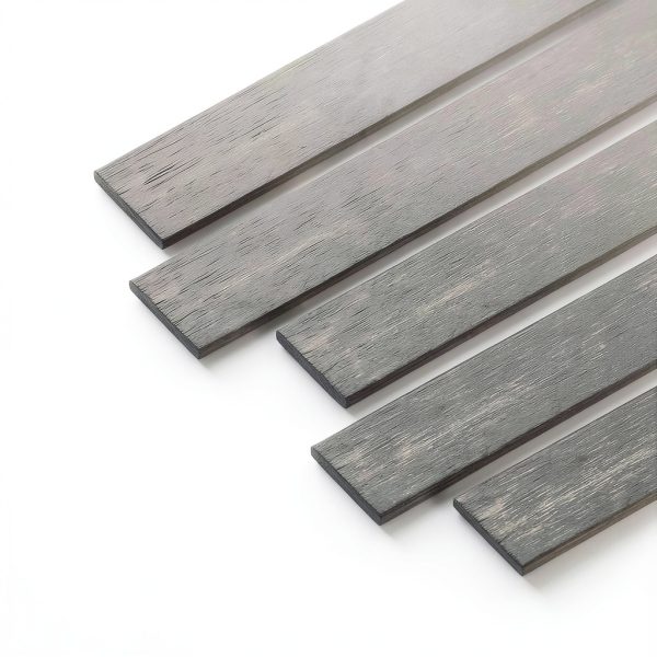 uxcell Carbon Fiber Strip Bar 0.6mm x5mm x400mm Pultruded Rod-0