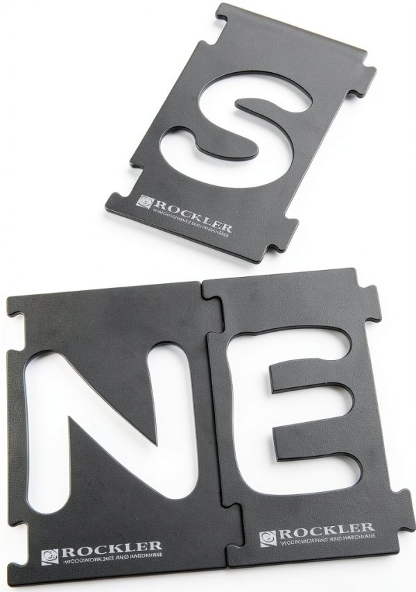 Router Letter Template Set 4in Rockler Comic Sans Interlocking-0