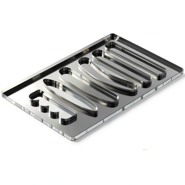 6 in 1 Charcuterie Board Handle Template,Acrylic Grab Handle Router Template for Woodworking-0