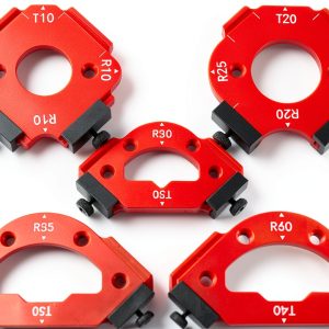 7PCS Router Corner Radius Templates Set Aluminium Alloy CNC Machined Multiple Radius Corner Router Guides for Woodworking R10 T10 R15 R20 T20 R25 R30 T30 R35 T35 R40 T40 R50 T50 R60 T60-0